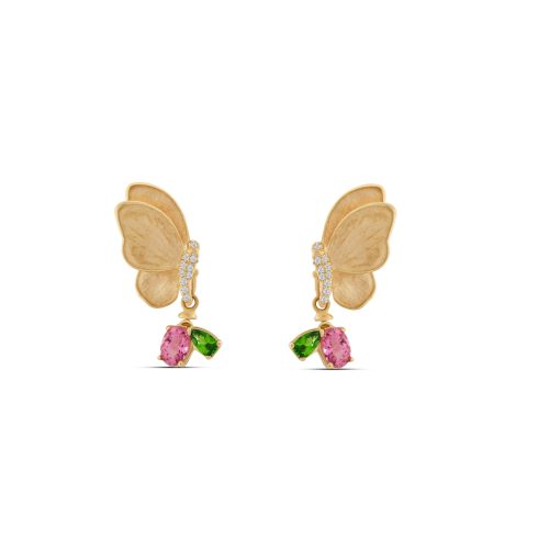 Sculptural Butterfly Earrings