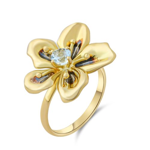 Signature Aquamarine Periwinkle Ring