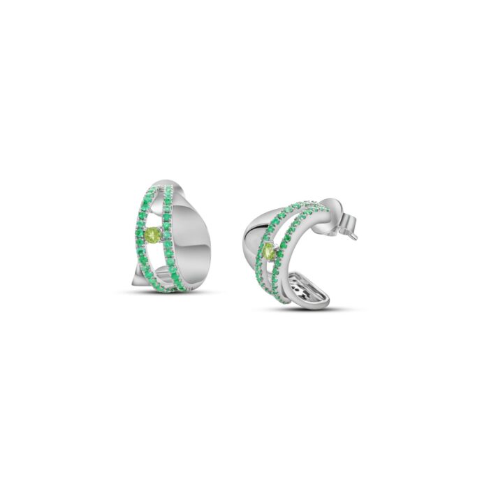 Emerald Eye Earrings