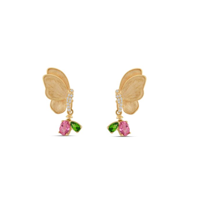Sculptural Butterfly Earrings