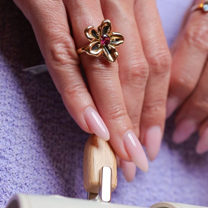Signature Rhodolite Periwinkle Ring