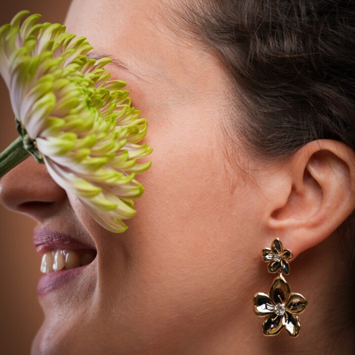Signature Aquamarine Periwinkle Earrings