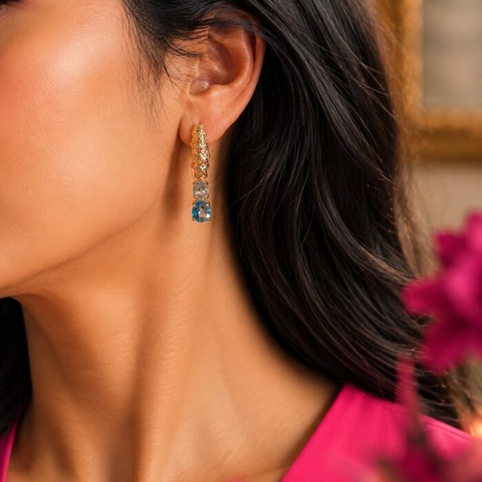 Palm Double Earrings