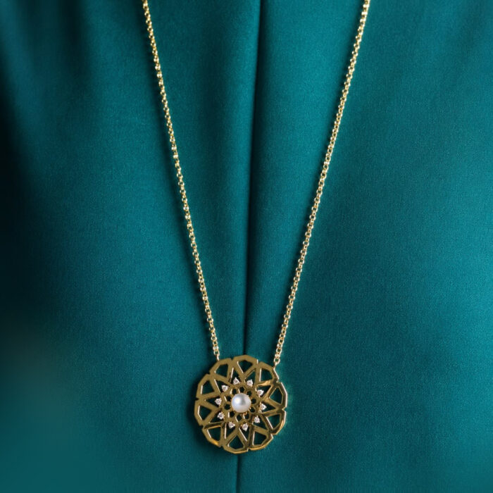 Diamond Statement Pendant and Chain