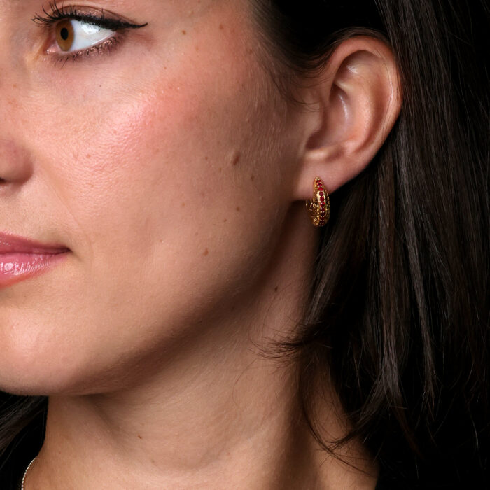 Classic Ruby Earrings