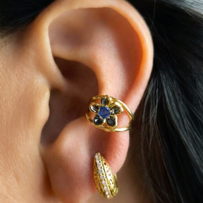Classic Ear Cuff in Kyanite