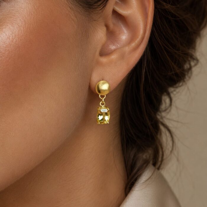 Classic Morganite Drop Earrings